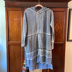 We the Free FREE PEOPLE Hooded Fleece Sweater/Coat